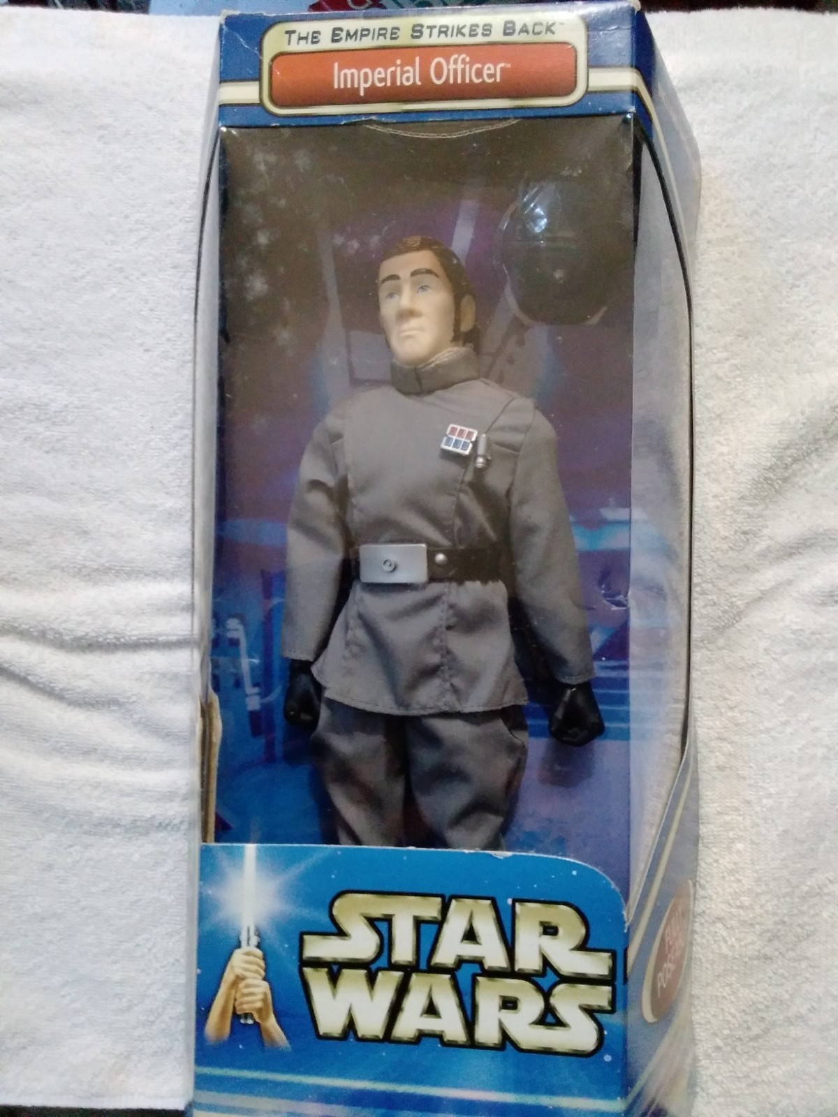 Star Wars The Empire Strikes Back Imperial Officer Plus Imperial Blaster 2002