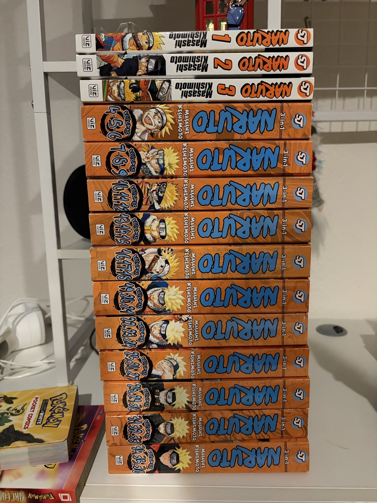 Naruto Manga Vol. 1–36 Mixed Set (Singles + 3‑in‑1 Omnibus) Naruto Manga Vol. 1–36 Mixed Set (Singles + 3‑in‑1 Omnibus)