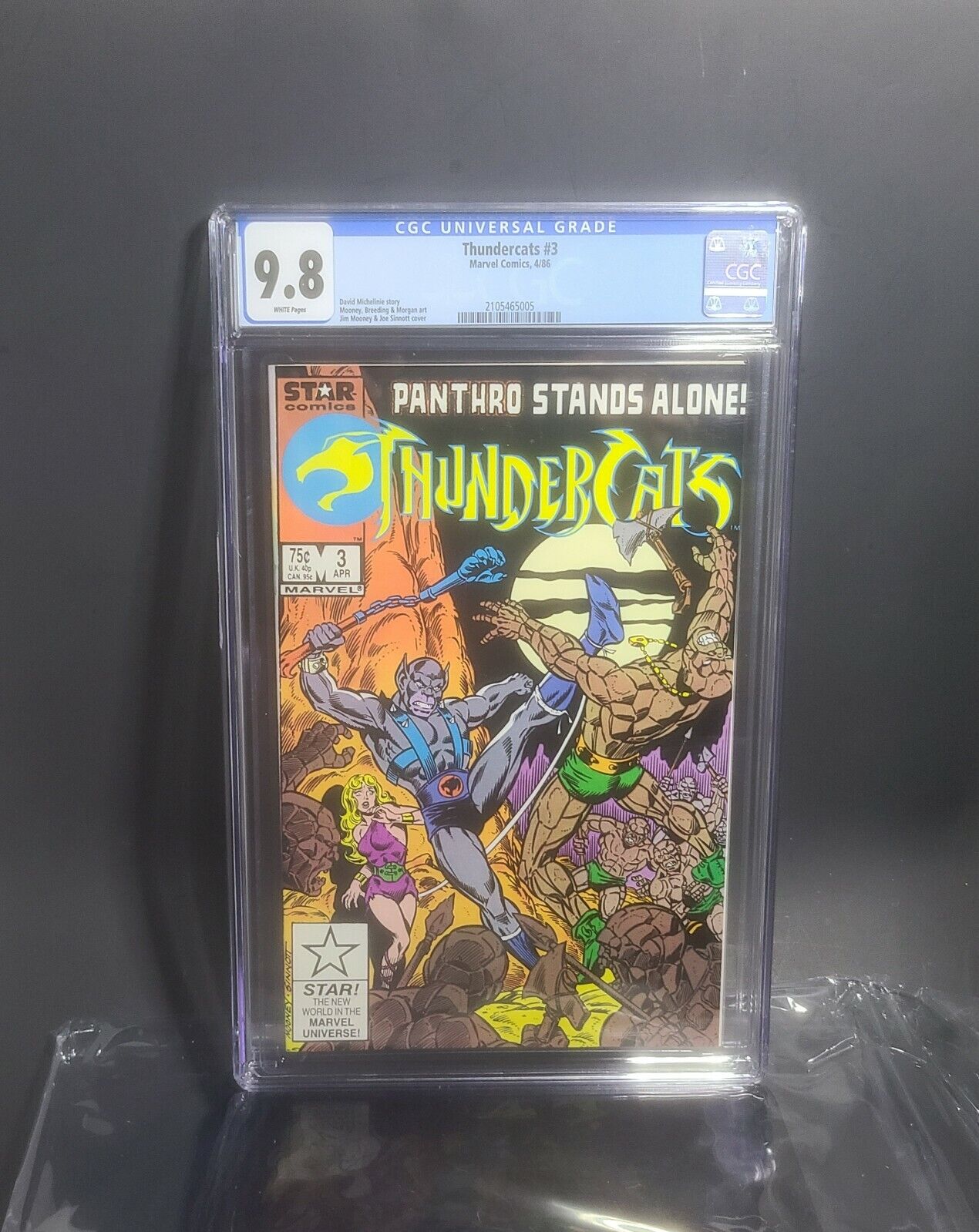 THUNDERCATS #3 9.8 CGC MCU MOVIE DISNEY 1986 1985 STAR Panthro Marvel Vintage 