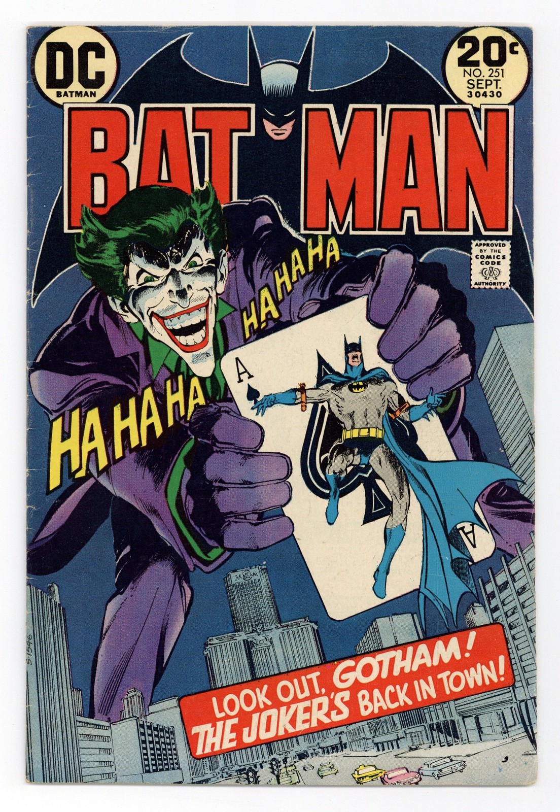 Batman #251 VG 4.0 1973 Batman #251 VG 4.0 1973