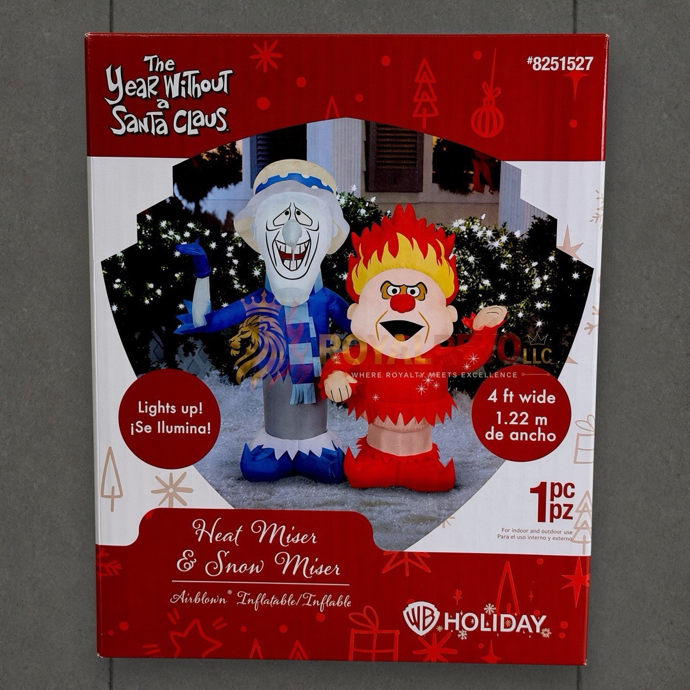 8251527 Gemmy Heat Miser Snow Miser 4 FT LED Airblown Christmas Inflatable 8251527 Gemmy Heat Miser Snow Miser 4 FT LED Airblown Christmas Inflatable