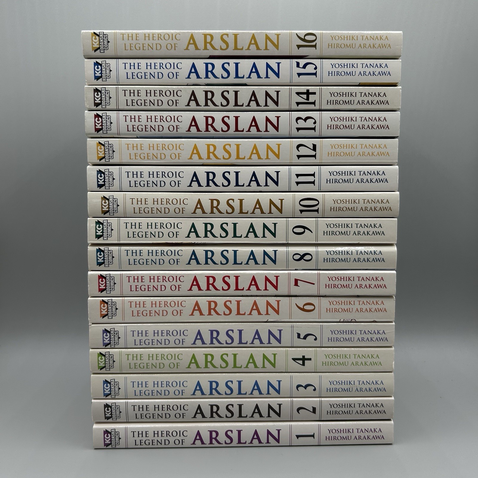 The Heroic Legend of Arslan Vol. 1-16 English Manga Lot Kodansha RARE OOP The Heroic Legend of Arslan Vol. 1-16 English Manga Lot Kodansha RARE OOP