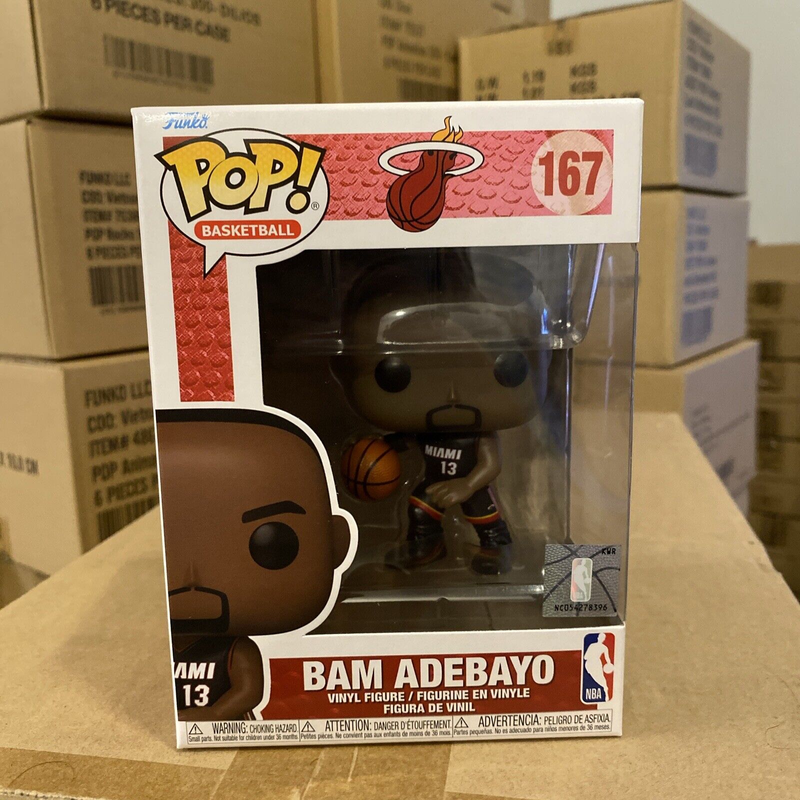 Bam Adebayo (Miami Heat) NBA Funko Pop Series 10 - Basketball - Mint