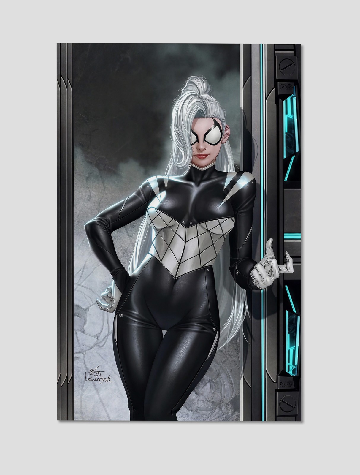 Edge of Spider-Verse #1 Night-Spider InHyuk Lee Giclee Print Poster 11x17 WalArt Edge of Spider-Verse #1 Night-Spider InHyuk Lee Giclee Print Poster 11x17 WalArt