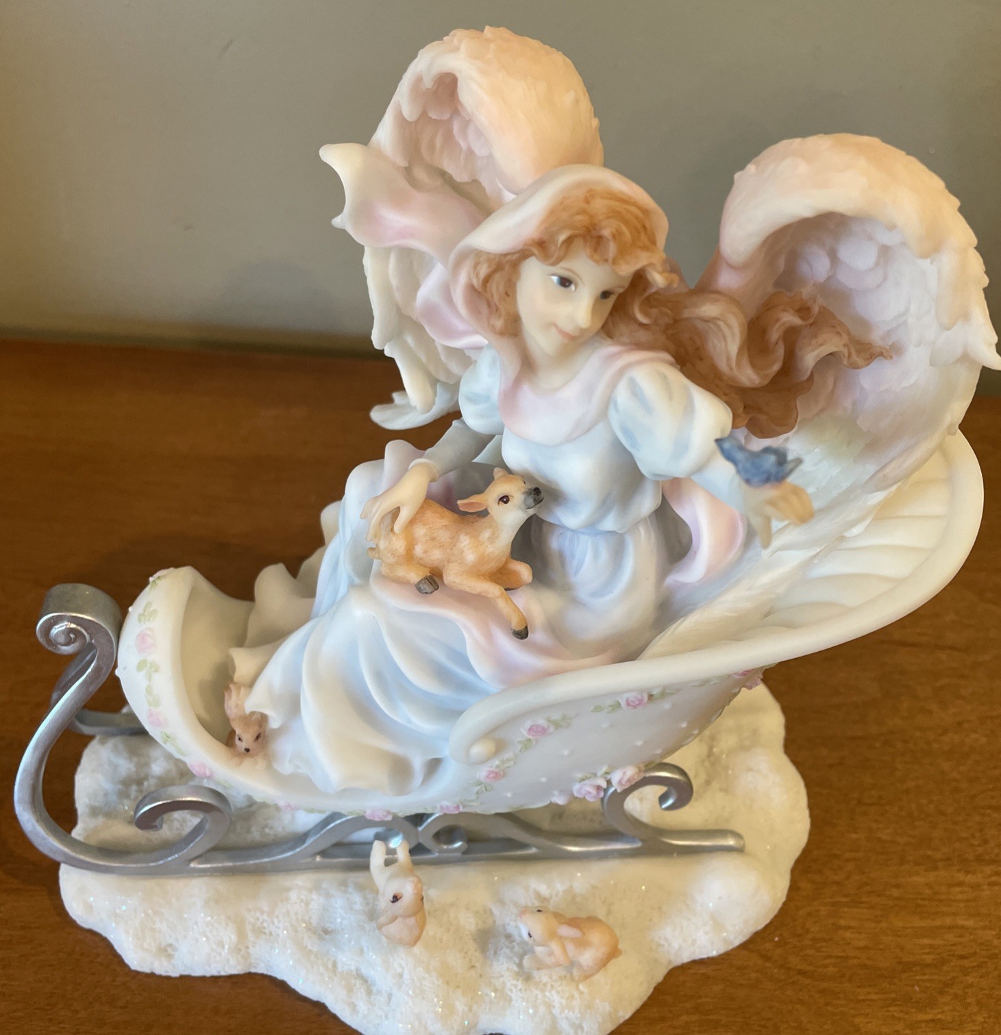 Vintage Roman Inc Seraphim Classics Genevieve Winter Enchantment 2002 8”x7”x5” Vintage Roman Inc Seraphim Classics Genevieve Winter Enchantment 2002 8”x7”x5”