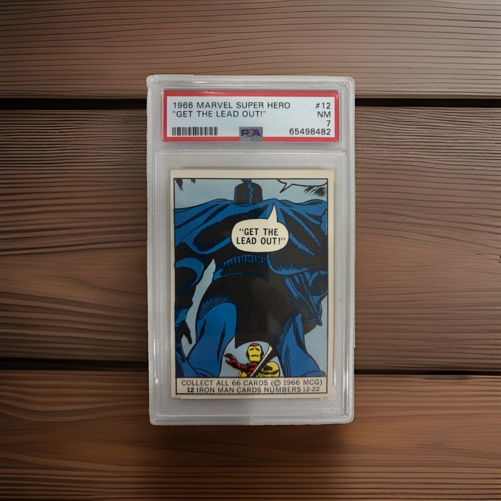 1966 Donruss Marvel Super Heroes #12 PSA 7 NM. True Rookie Card -Bubble Variant 1966 Donruss Marvel Super Heroes #12 PSA 7 NM. True Rookie Card -Bubble Variant