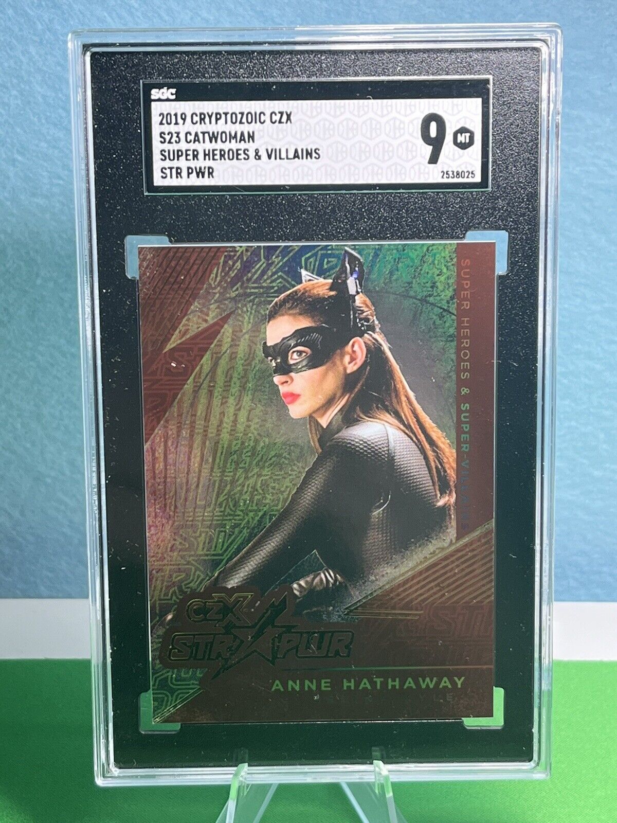 2019 Cryptozoic CZX DC Super Heroes & Villains Catwoman Anne Hathaway #S23 SGC 9