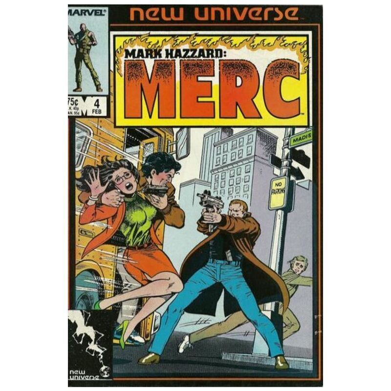 Mark Hazzard: MERC #4 in Near Mint minus condition. Marvel comics [e.