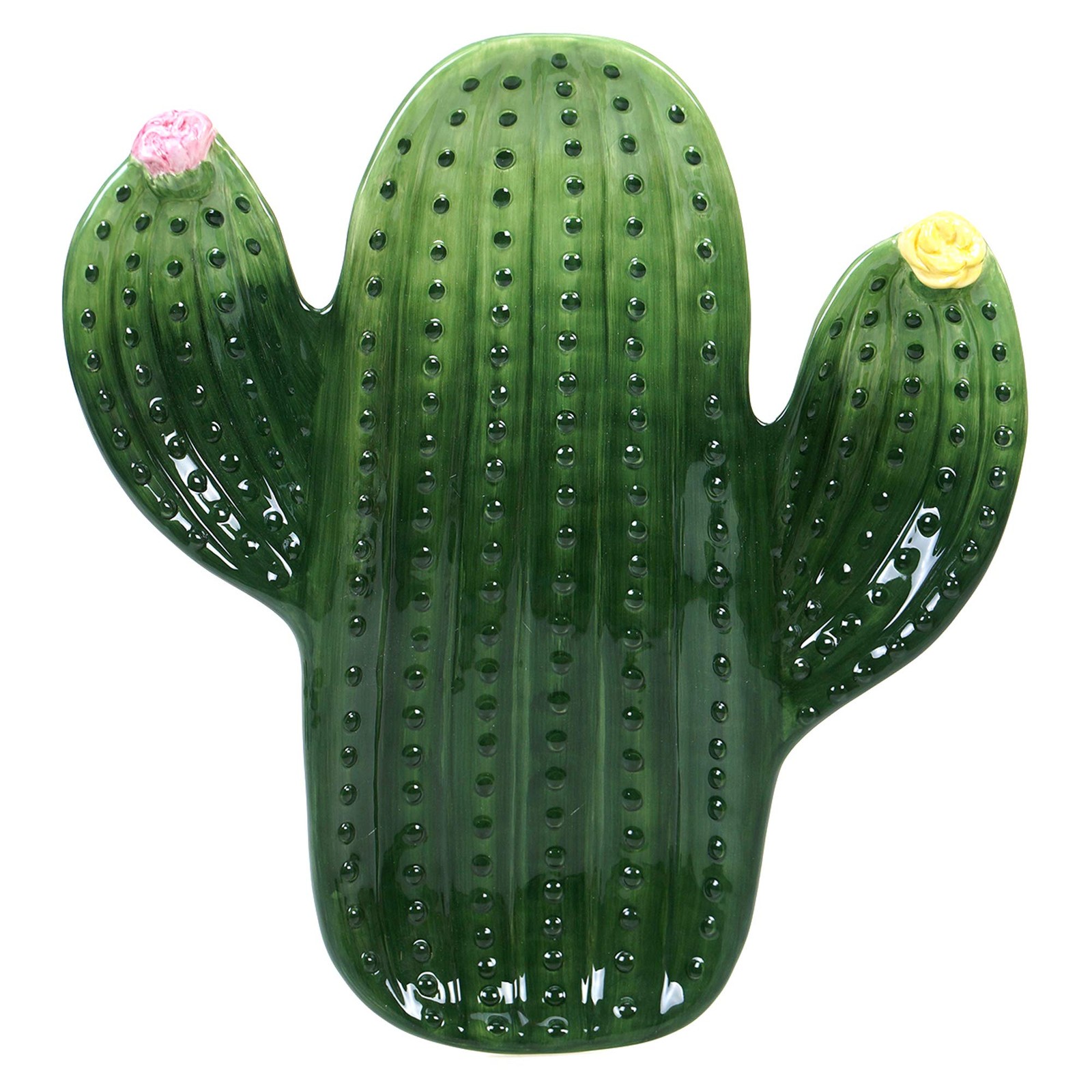 Certified International 3D Cactus Chip and Dip, Green Certified International 3D Cactus Chip and Dip, Green
