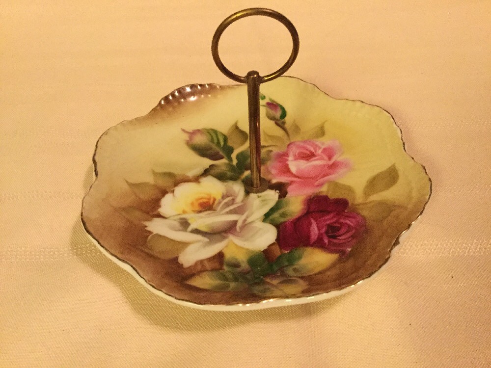 Leffon China Hand painted No 20131 Floral Plate