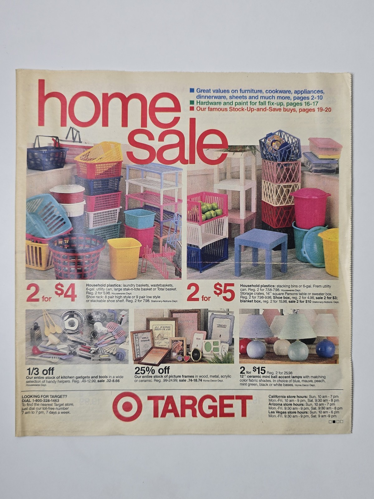 1987 Target Home Sale Circular Decor Fashion Electronics Vintage 19 Pages 1987 Target Home Sale Circular Decor Fashion Electronics Vintage 19 Pages