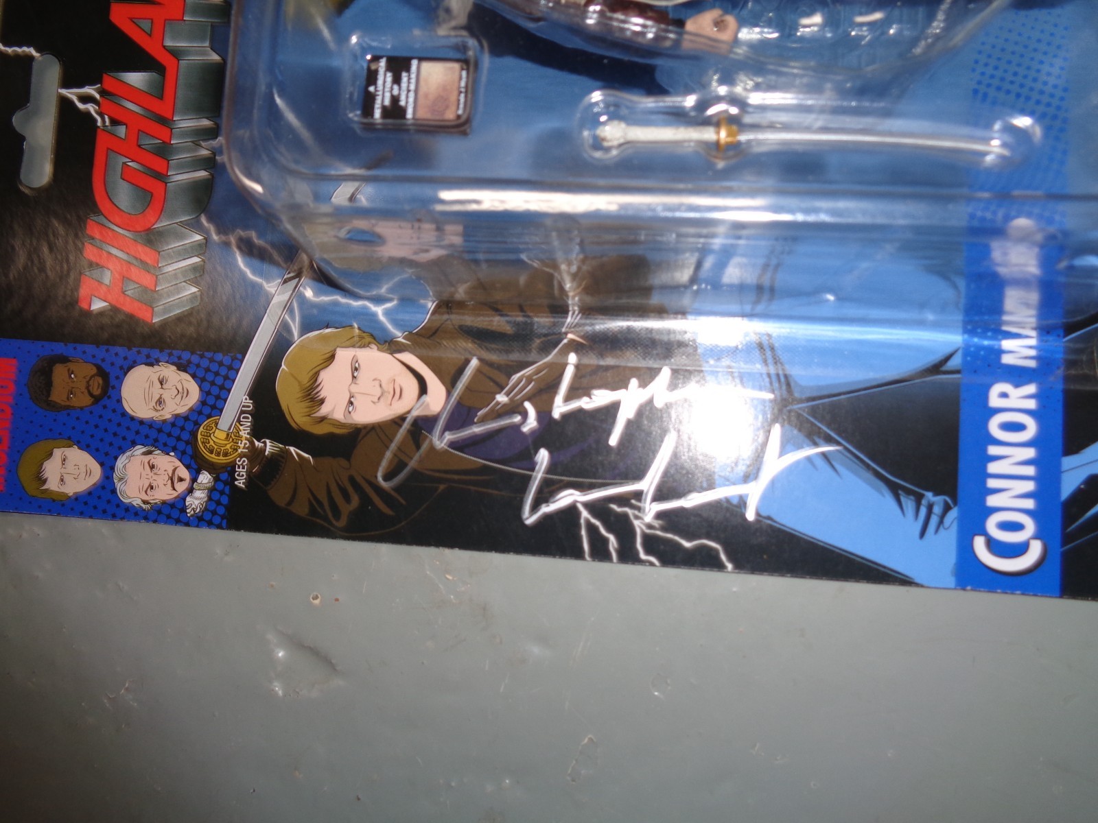 Christopher Lambert Signed Highlander Official Connor MacLeod Action Figure Christopher Lambert Signed Highlander Official Connor MacLeod Action Figure