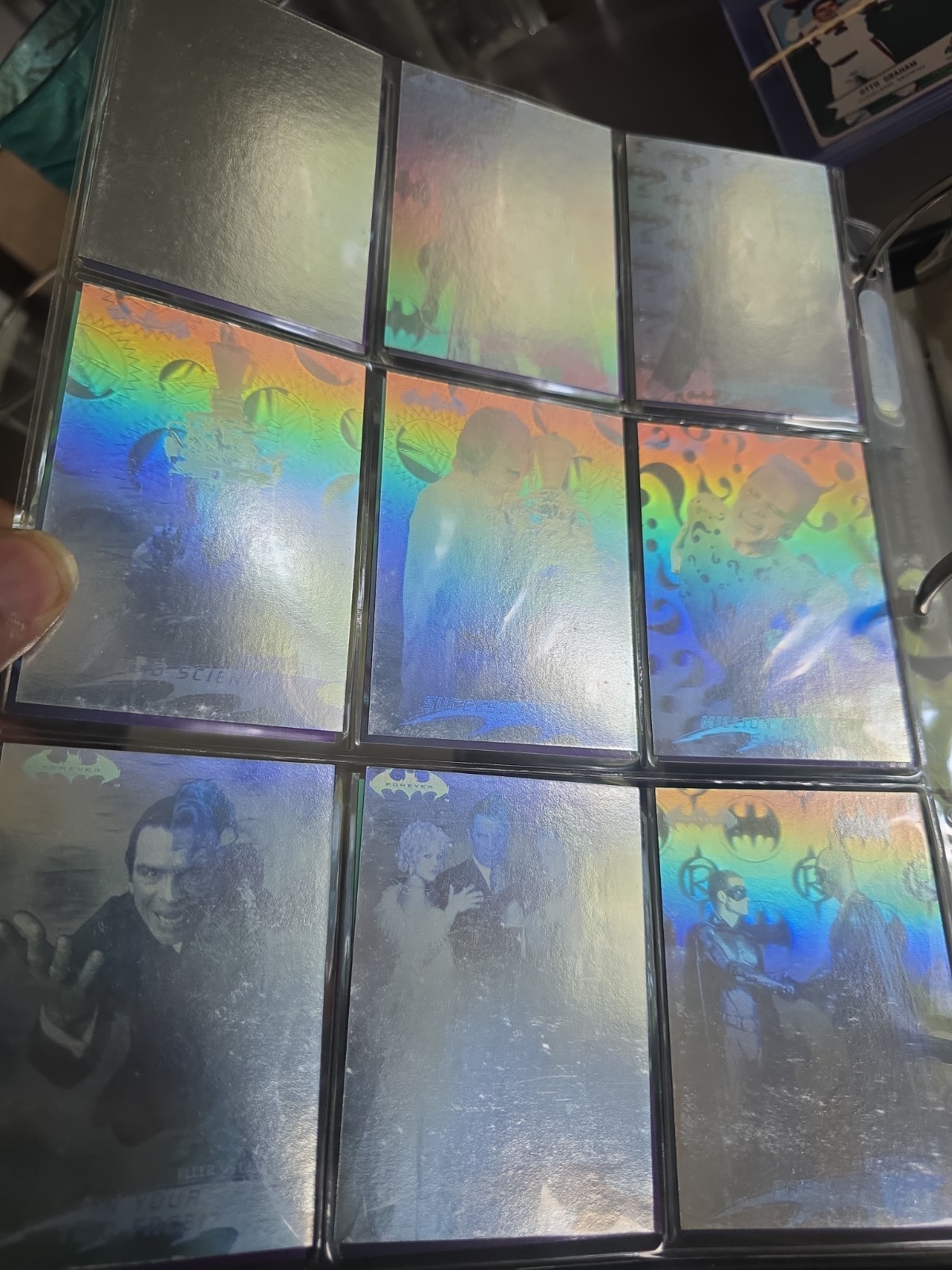1995 Fleer Ultra BATMAN FOREVER HOLOGRAM Complete Set of 36 INSERT CHASE CARDS 1995 Fleer Ultra BATMAN FOREVER HOLOGRAM Complete Set of 36 INSERT CHASE CARDS