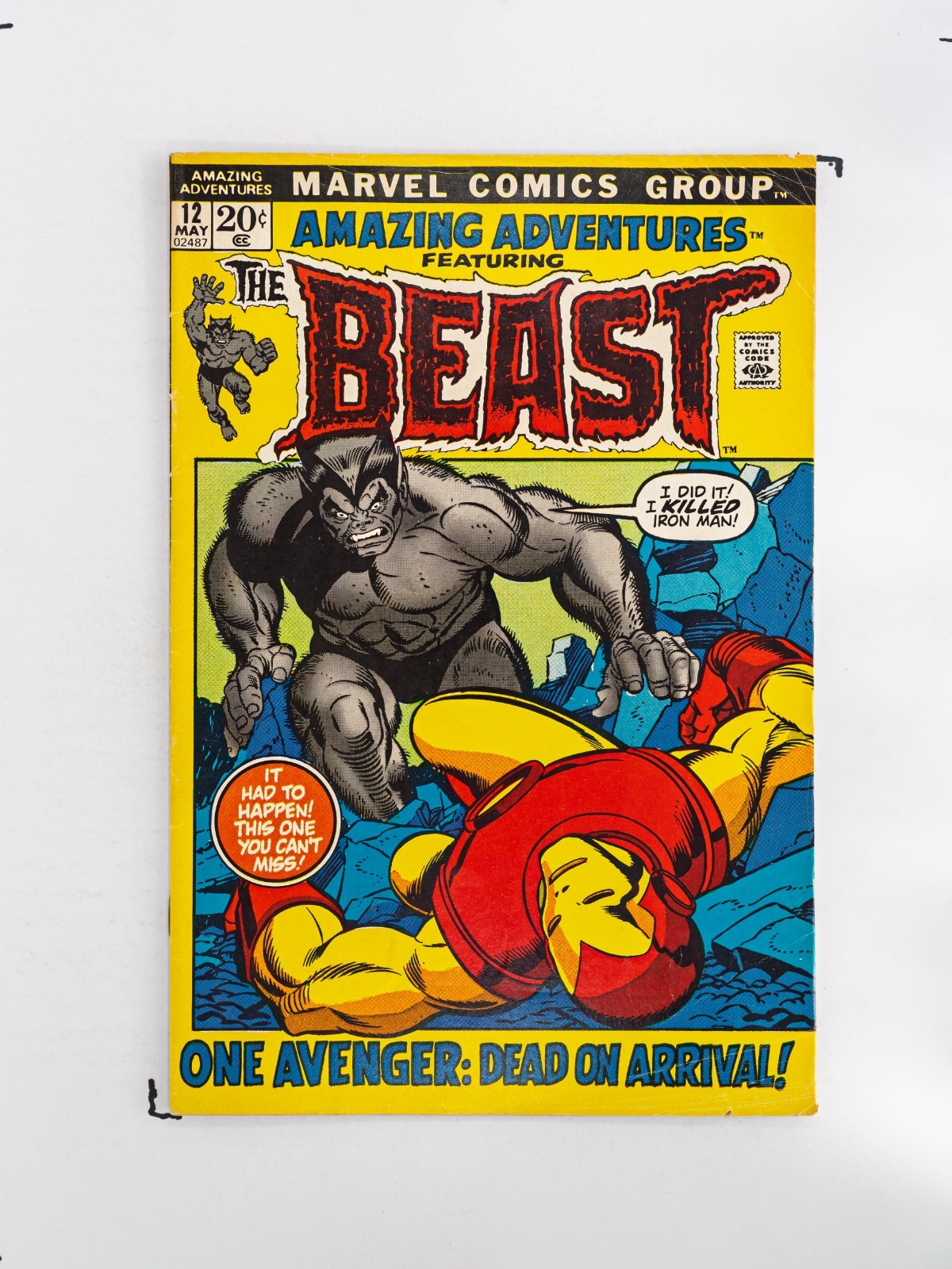 Amazing Adventures #12 (Marvel Comics May 1972) Fine Condition Amazing Adventures #12 (Marvel Comics May 1972) Fine Condition