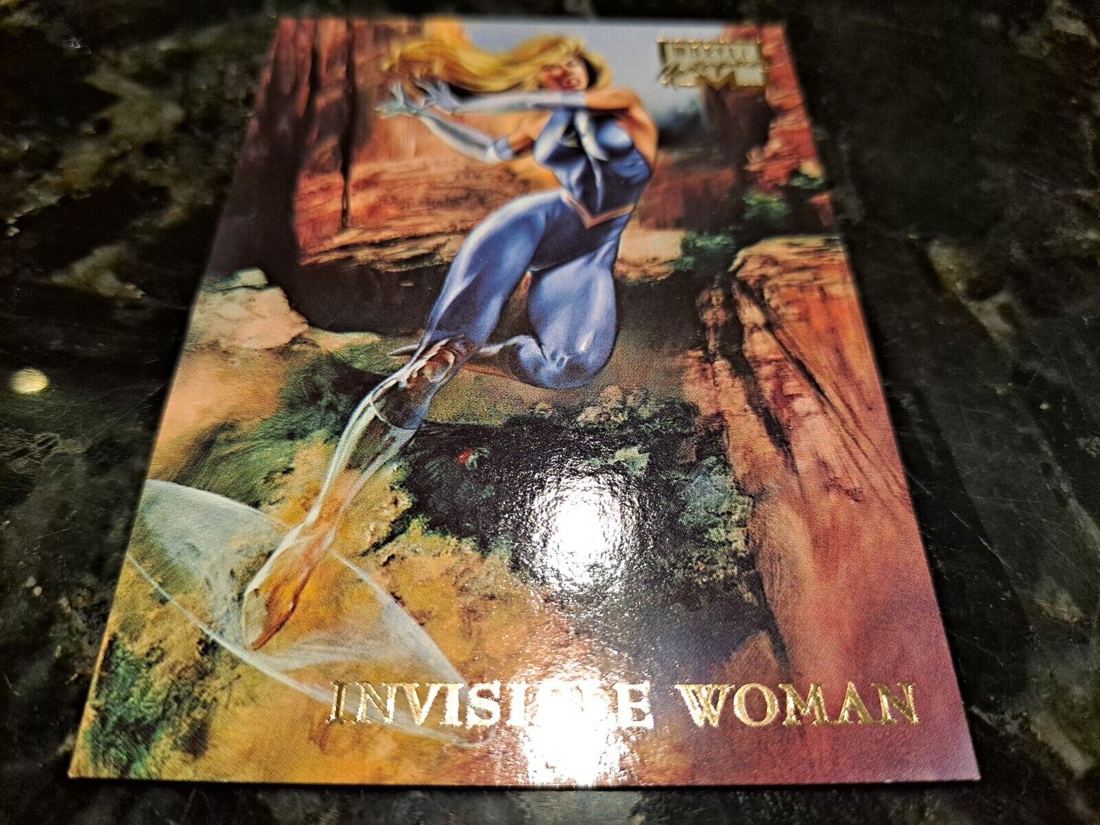 1996 Marvel Masterpieces Base 23 Invisible Woman Mint