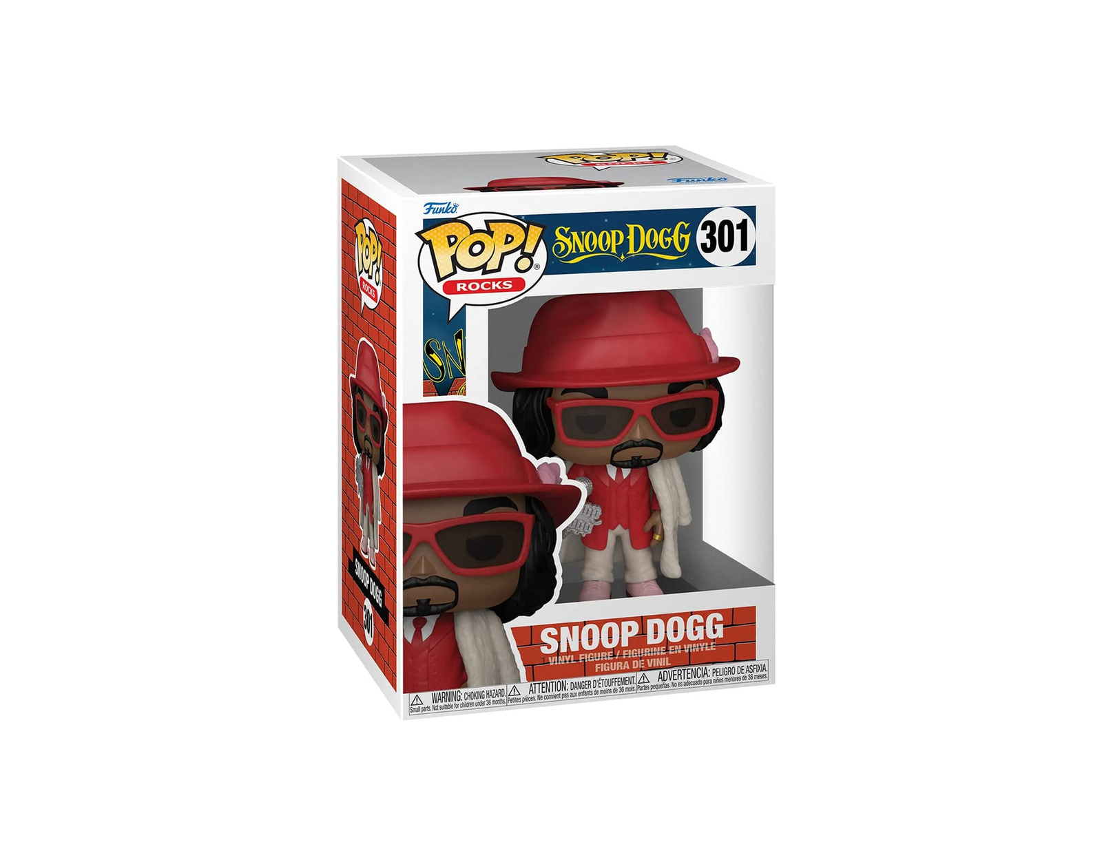 Funko Pop Rocks - Snoop Dogg  - Snoop Dogg with Fur Coat #301