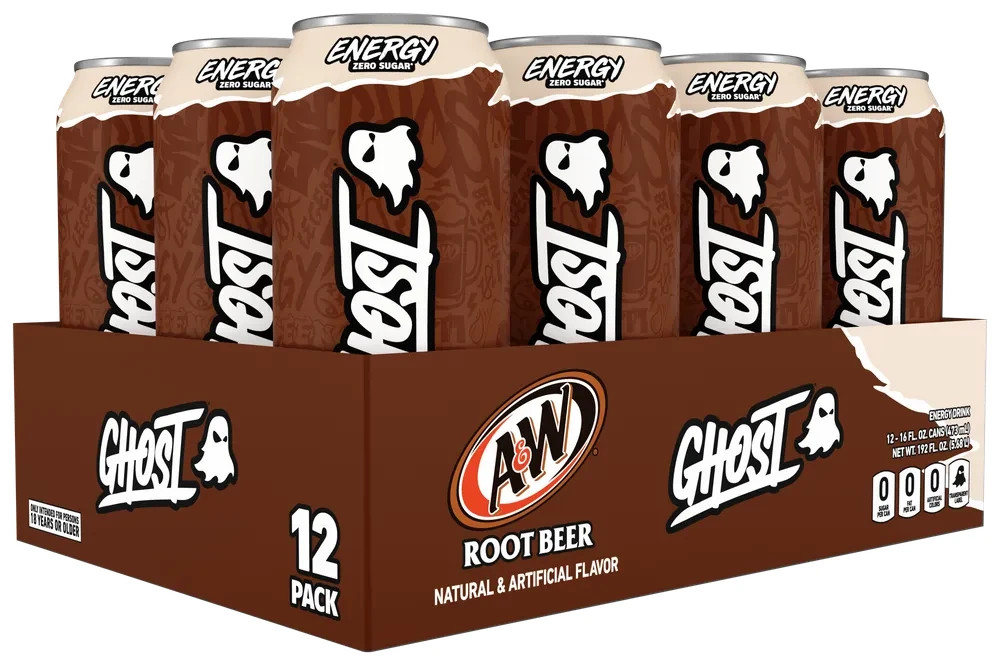 *NEW* A&W Root Beer Ghost Energy Drink 12x 16oz cans SAME DAY SHIPPING *NEW* A&W Root Beer Ghost Energy Drink 12x 16oz cans SAME DAY SHIPPING