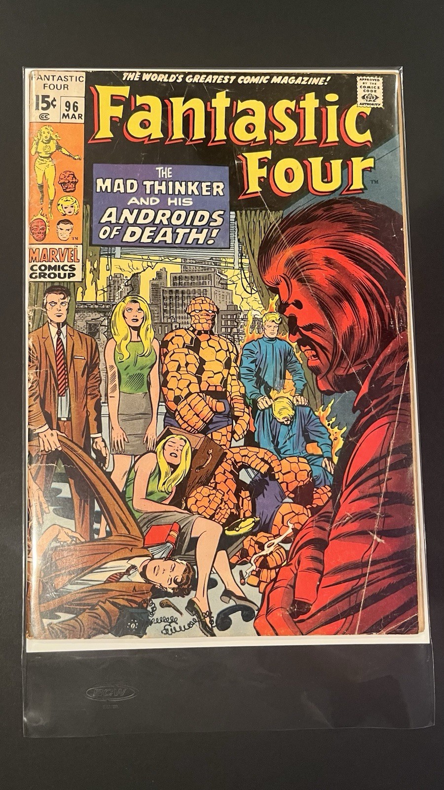 Fantastic Four #96 (Mar 1970) The Mad Thinker's Androids of Death Fantastic Four #96 (Mar 1970) The Mad Thinker's Androids of Death