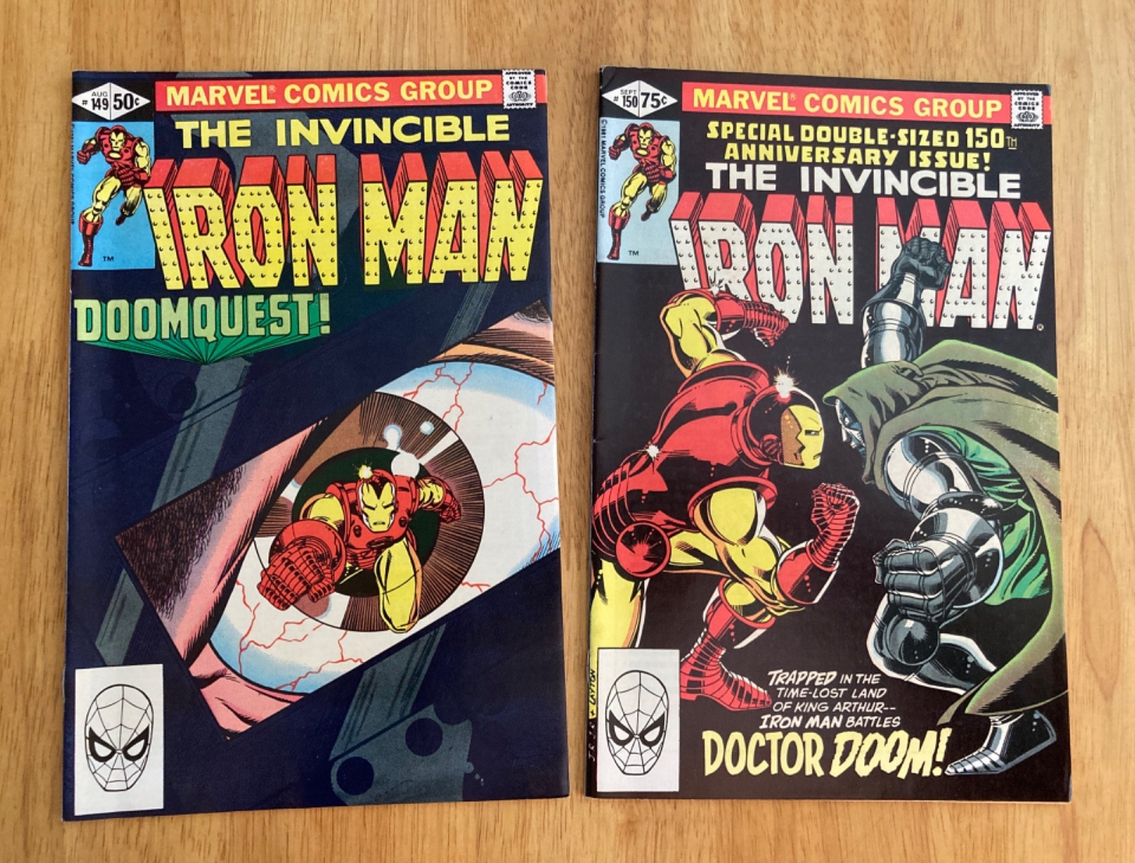 Lot of *2* 1981 Dr. Doom Key INVINCIBLE IRON MAN #149 (VF+), 150 (VF-) Lot of *2* 1981 Dr. Doom Key INVINCIBLE IRON MAN #149 (VF+), 150 (VF-)
