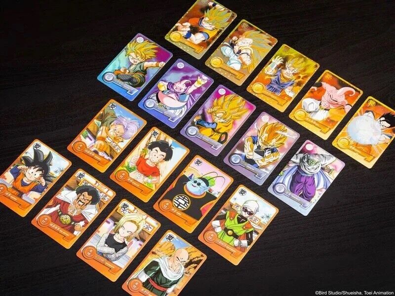 Dragon Ball Z X McDonald's Taiwan Trading Card Full Set 18 Cards (SSR, SR & R)