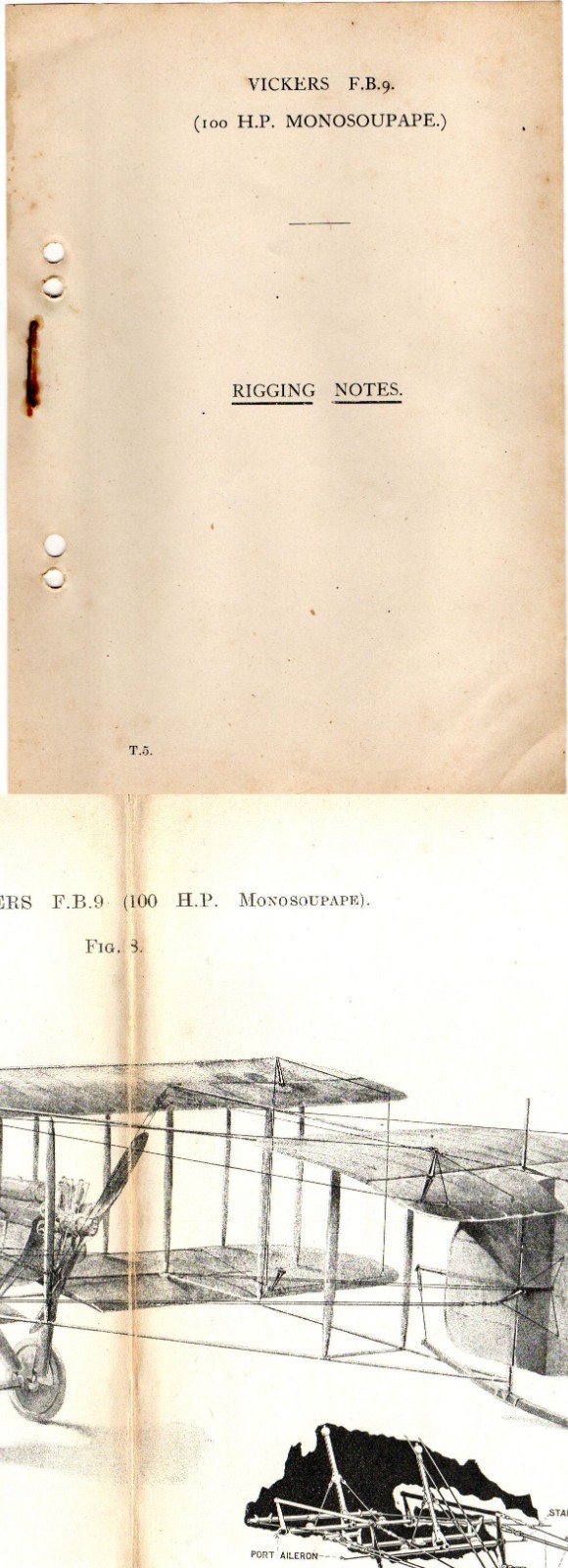 Vickers FB.9 Gunbus pilots manual RAF RFC WWI 1918 PDF archi from original FB.5 Vickers FB.9 Gunbus pilots manual RAF RFC WWI 1918 PDF archi from original FB.5