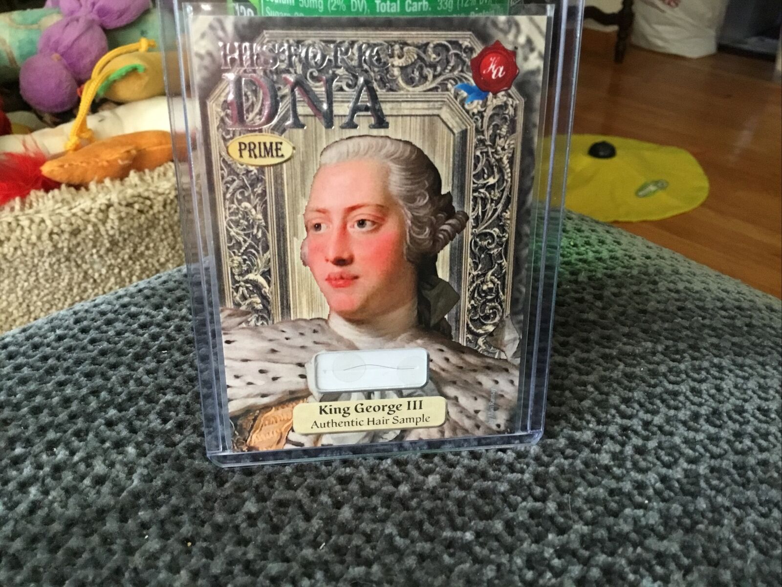 historic autographs dna hair card King George III #16/25