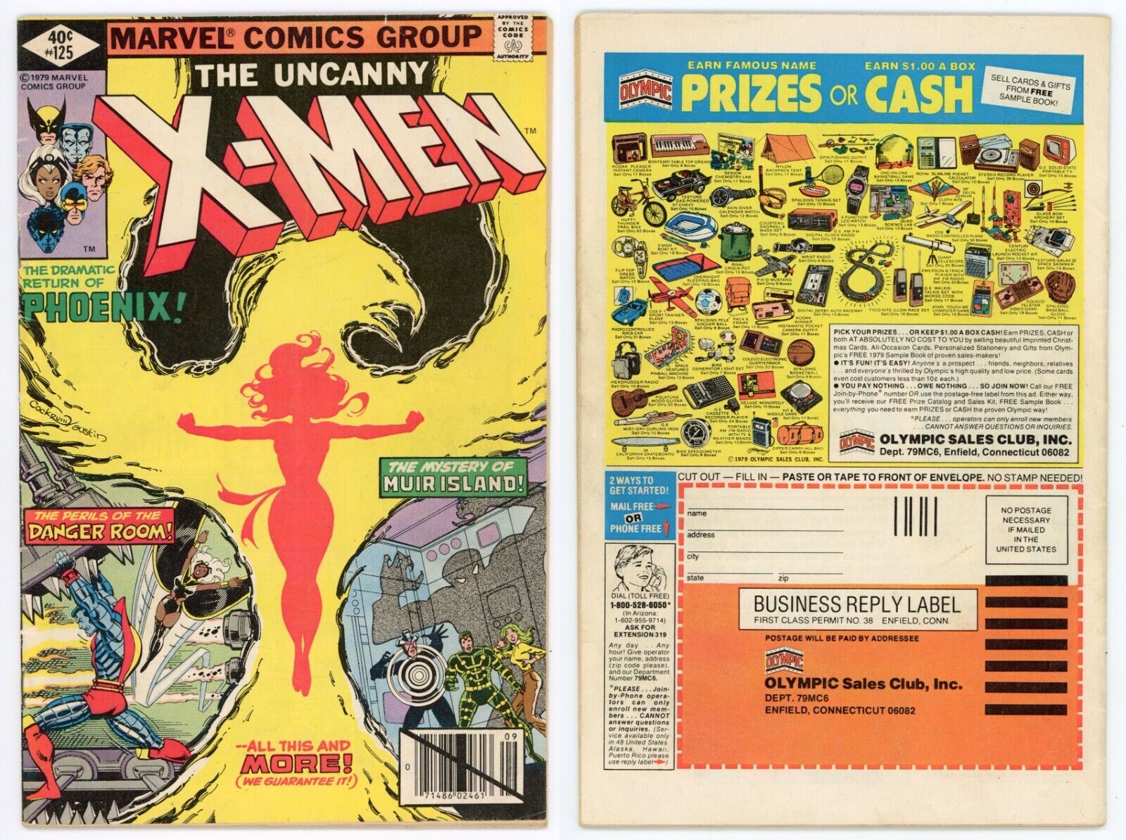 Uncanny X-Men #125 (FN/VF 7.0) 1st appearance Proteus Mutant X 1979 Marvel