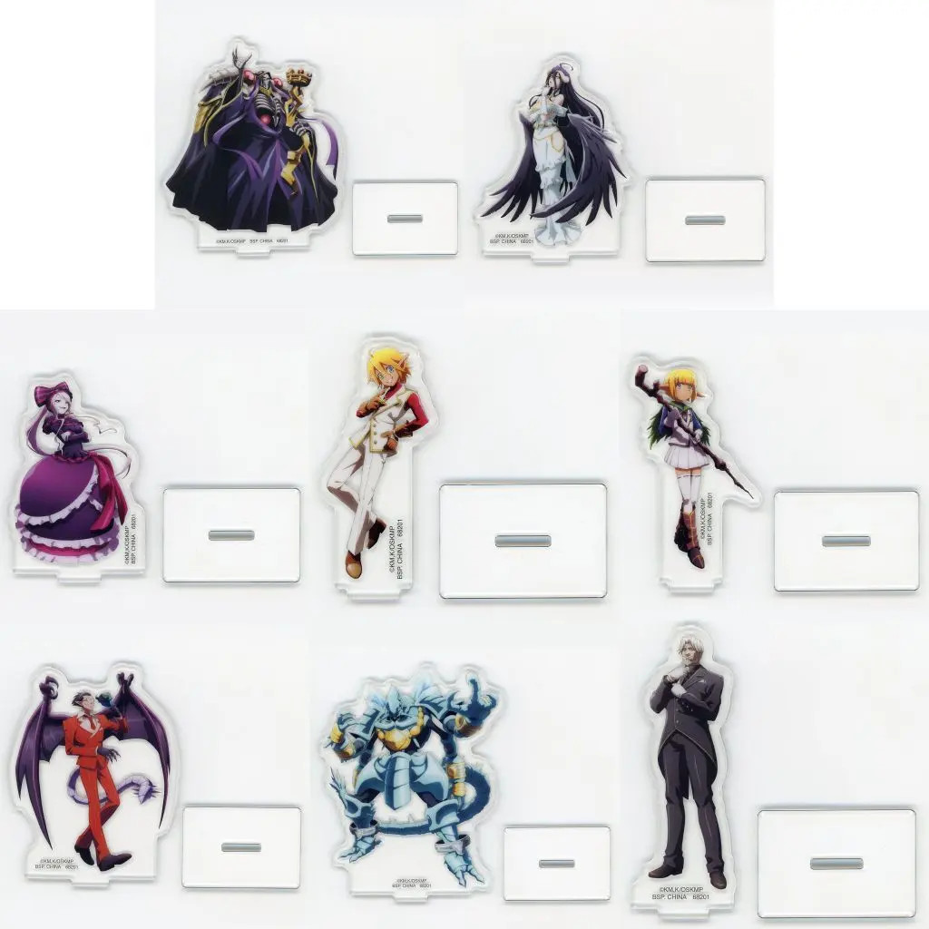 Acrylic stand/acrylic panel 8 types set Acrylic stand "Ichiban Kuji Overlord" Acrylic stand/acrylic panel 8 types set Acrylic stand "Ichiban Kuji Overlord"