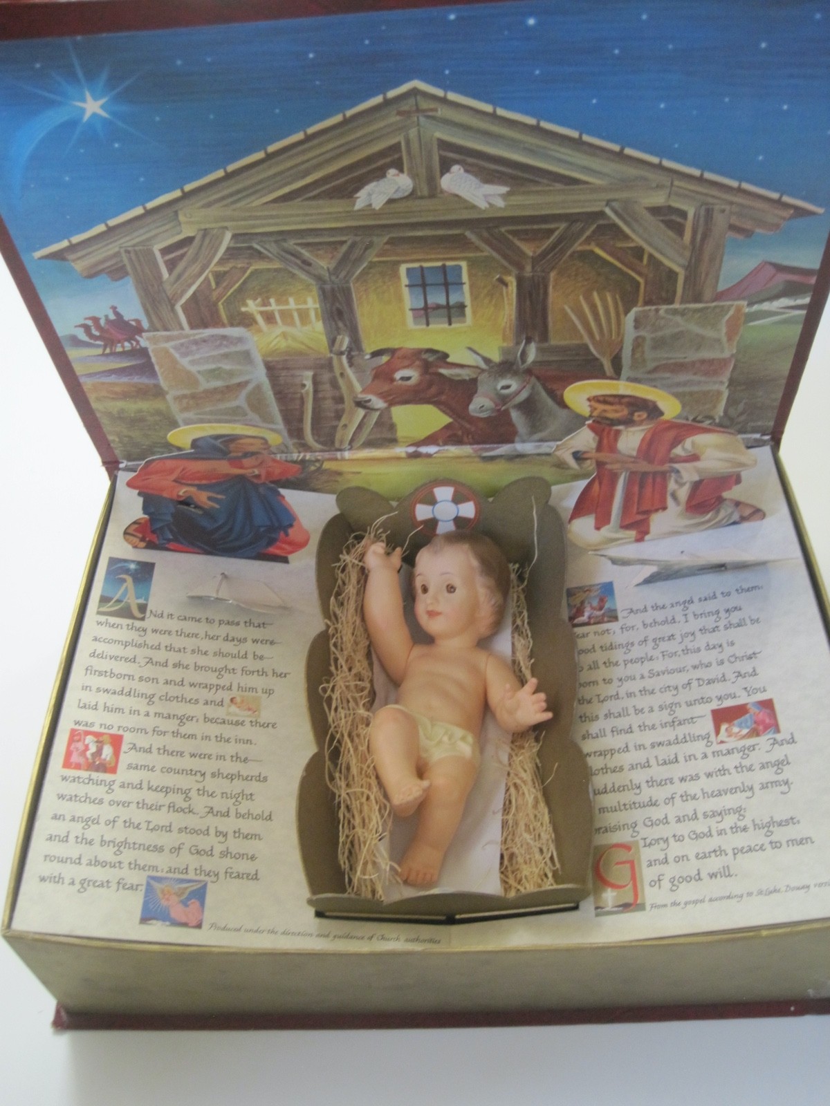 IDEAL The Most Wonderful Story Baby Jesus Popularities Up Mary Joseph Sheep IDEAL The Most Wonderful Story Baby Jesus Popularities Up Mary Joseph Sheep