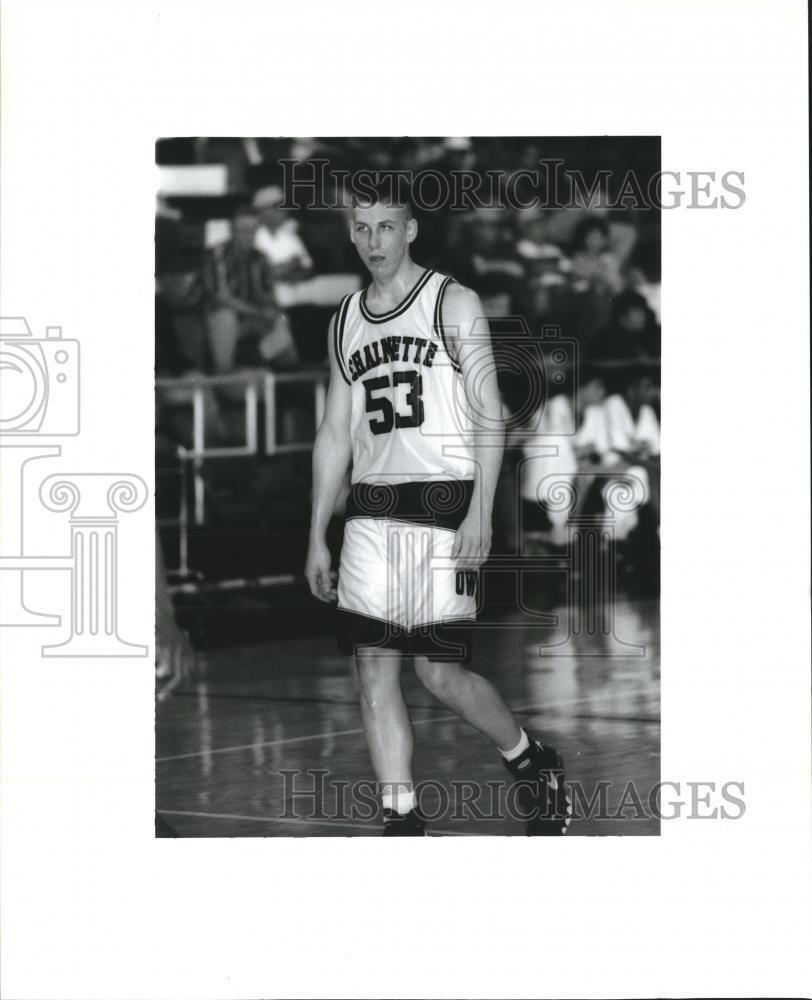 1995 Press Photo Chalmette High School Boy\'s Basketball Team #53 John Russell