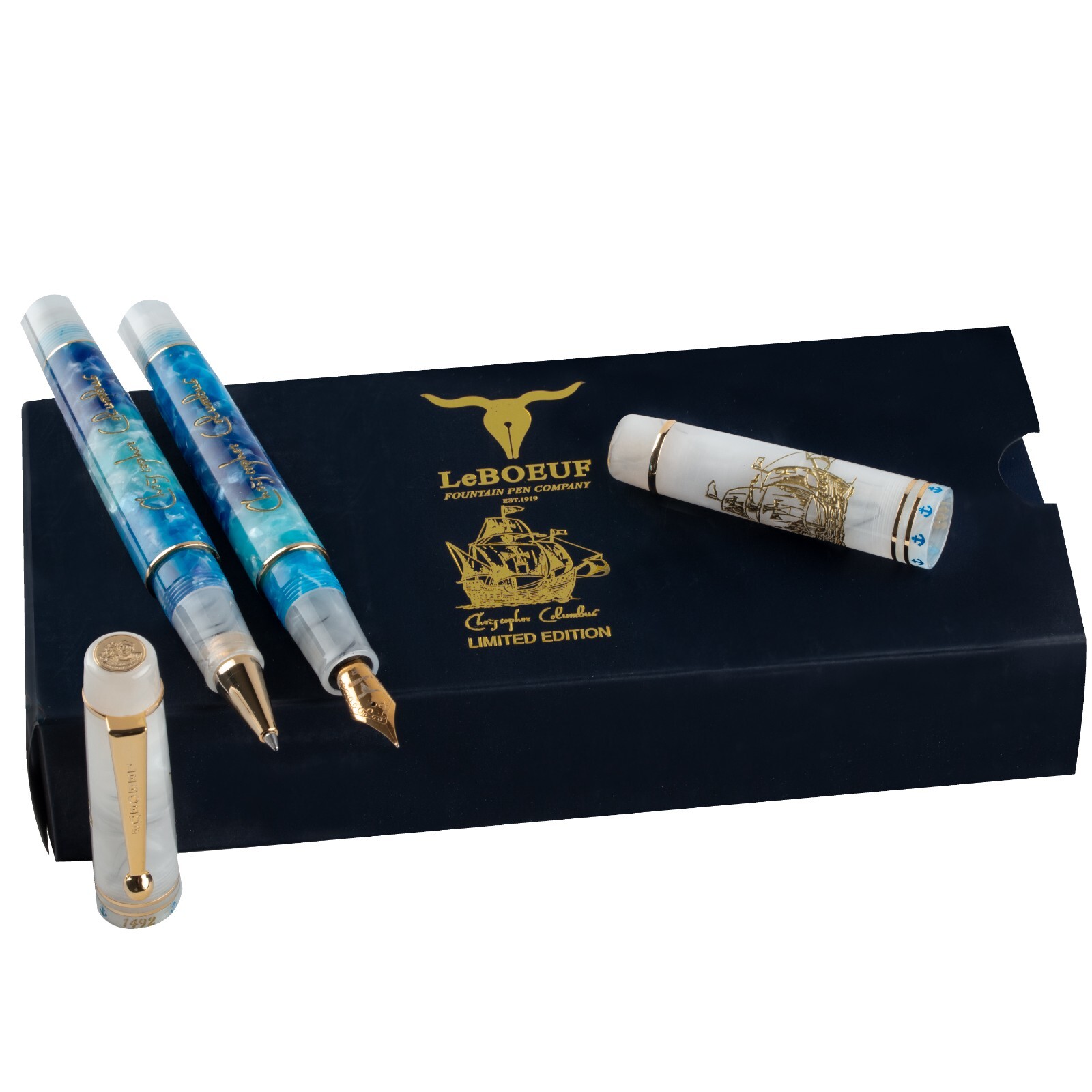 Brand New LeBOEUF Christopher Columbus Limited Edition Roller Ball Pen Brand New LeBOEUF Christopher Columbus Limited Edition Roller Ball Pen