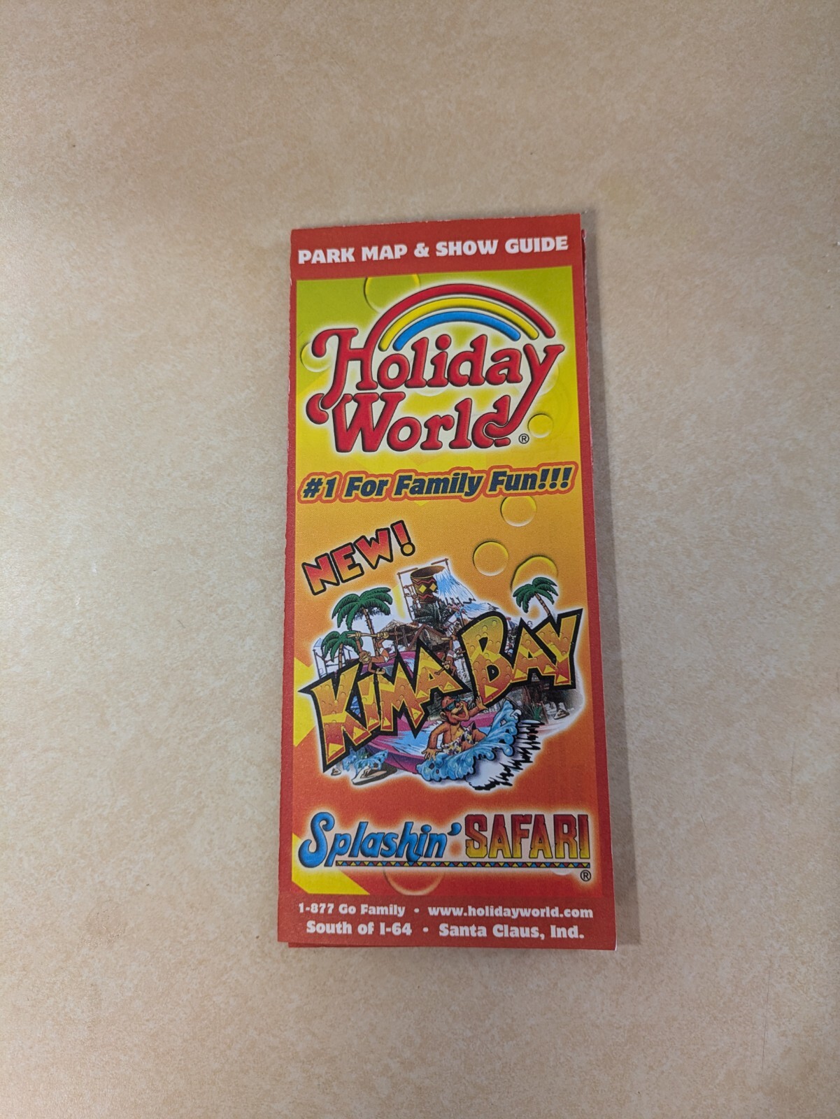 2008 Holiday World Amusement Park Park Guide Map May June Show Schedule 2008 Holiday World Amusement Park Park Guide Map May June Show Schedule