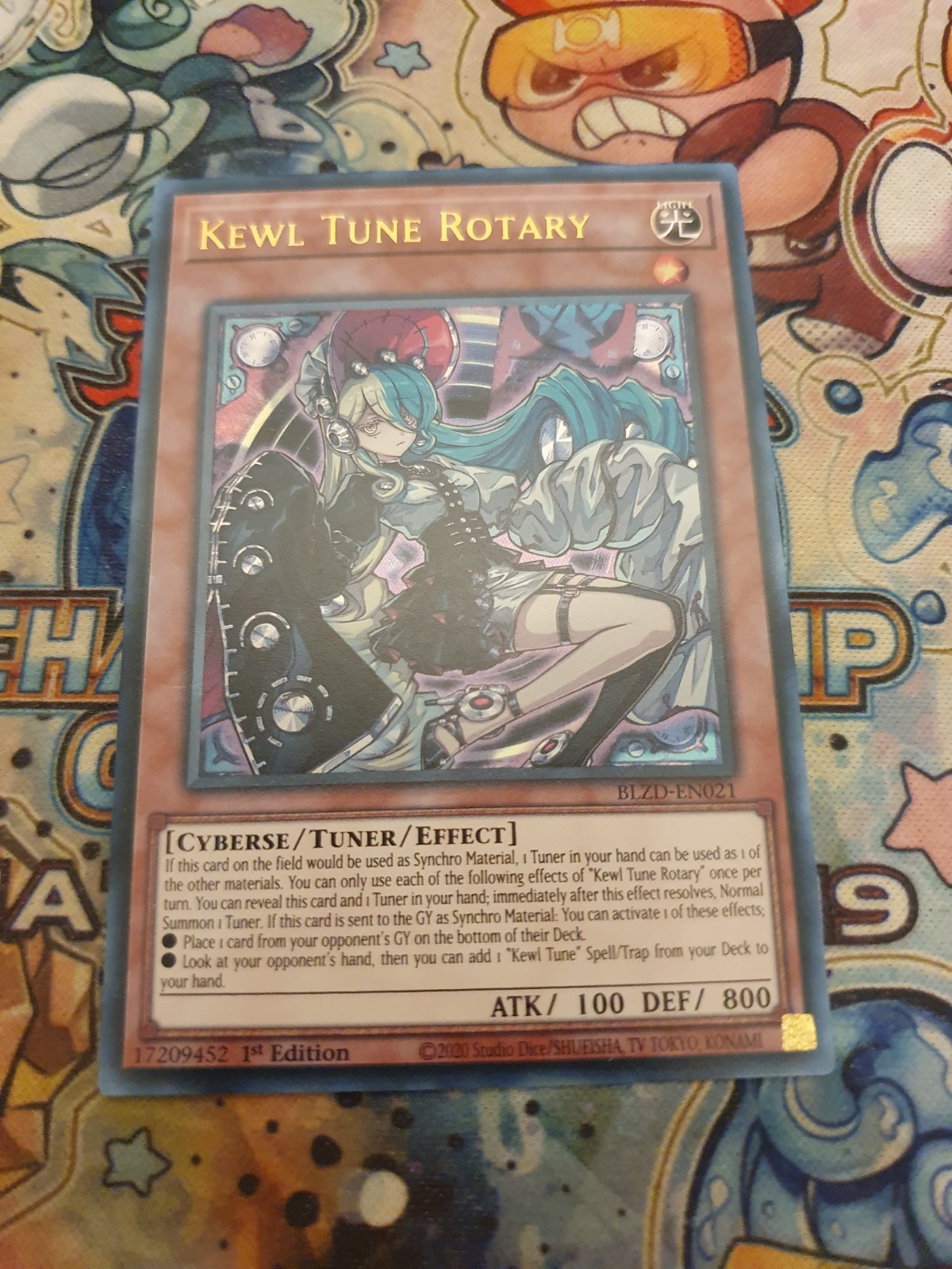 Yu-Gi-Oh Kewl Tune Rotary BLZD-EN021 1st Edition Ultra Rare Yu-Gi-Oh Kewl Tune Rotary BLZD-EN021 1st Edition Ultra Rare