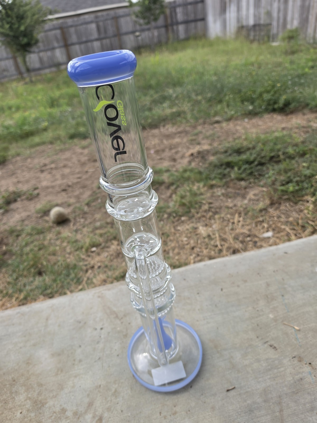 Clover 18 Inch  Glass Water  Pipe Brand New