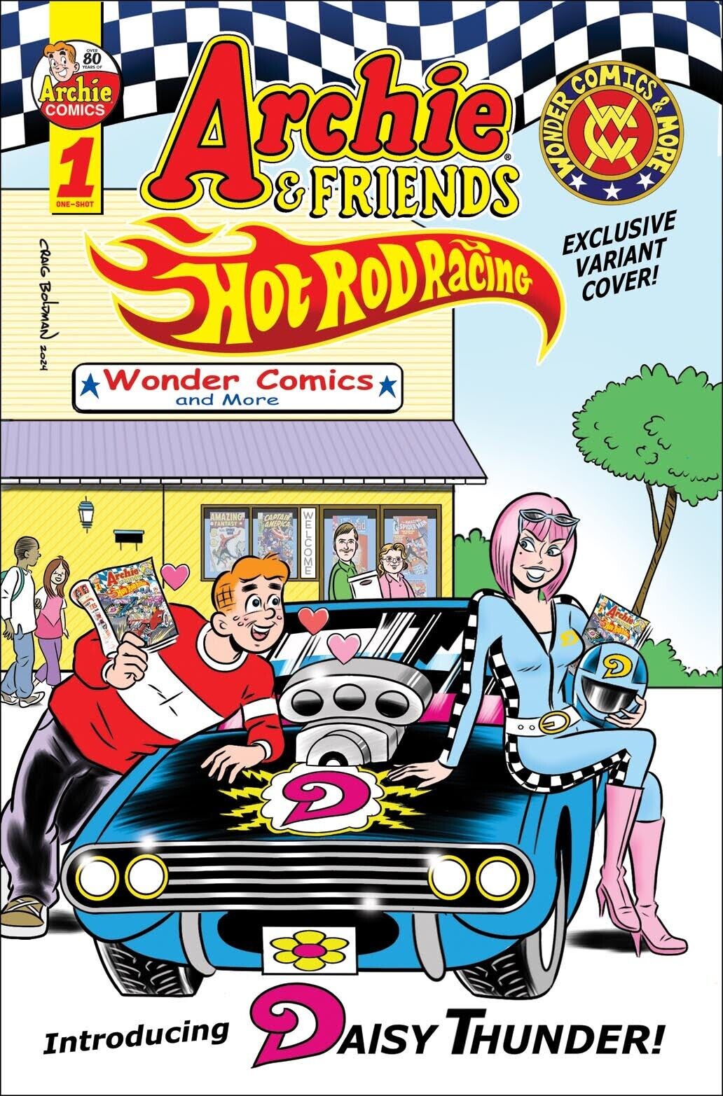 Archie & Friends:Hot Rod Racing 1 Exclusive Variant Craig Boldman Ltd to 250
