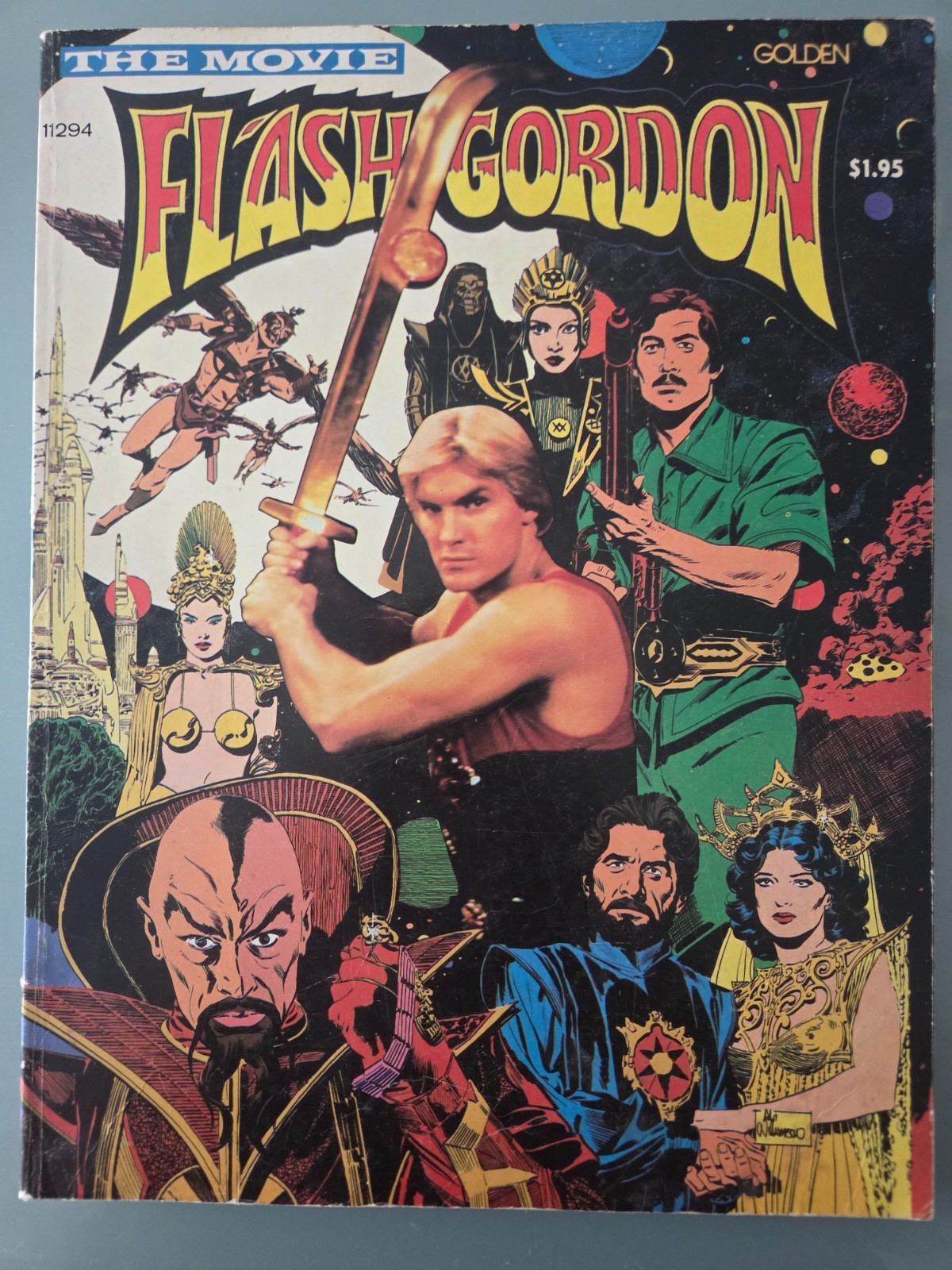 FLASH GORDON THE MOVIE ADAPTATION GRAPHIC NOVEL 1980 GOLDEN AL WILLIAMSON