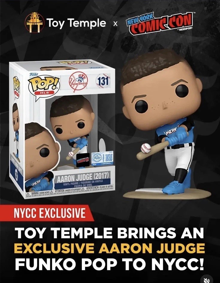 Funko Pop MLB Aaron Judge (2017) #131 New York Comic Con 2026 Exclus Pre Order