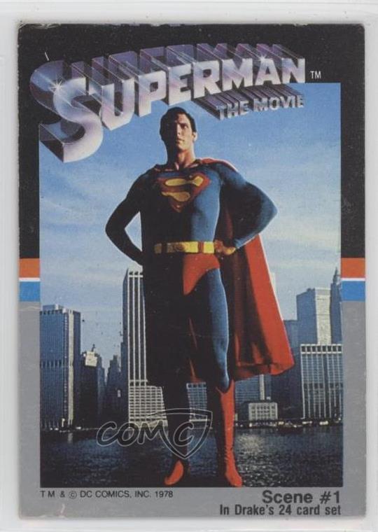 1978 Drake's Superman: The Movie Food Issue Superman-The Man of Steel #1 2xw