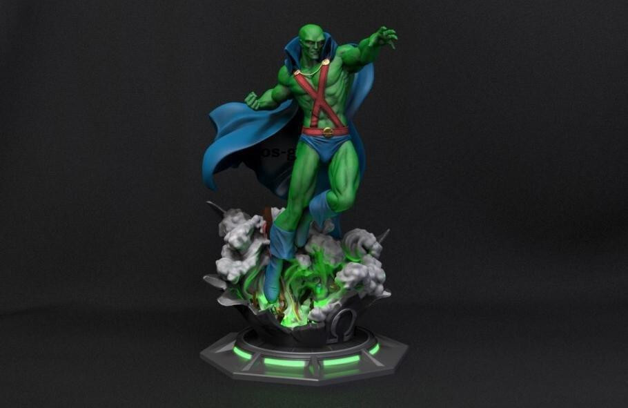 Martian Manhunter Resin Sculpture Statue Model Kit DC Unpainted/Unassembled