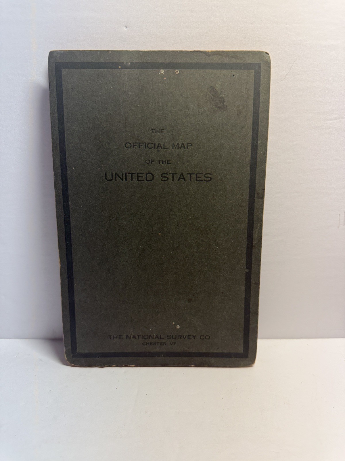 Vintage 1916 Official Map United States National Survey Co Chester Vermont Vintage 1916 Official Map United States National Survey Co Chester Vermont