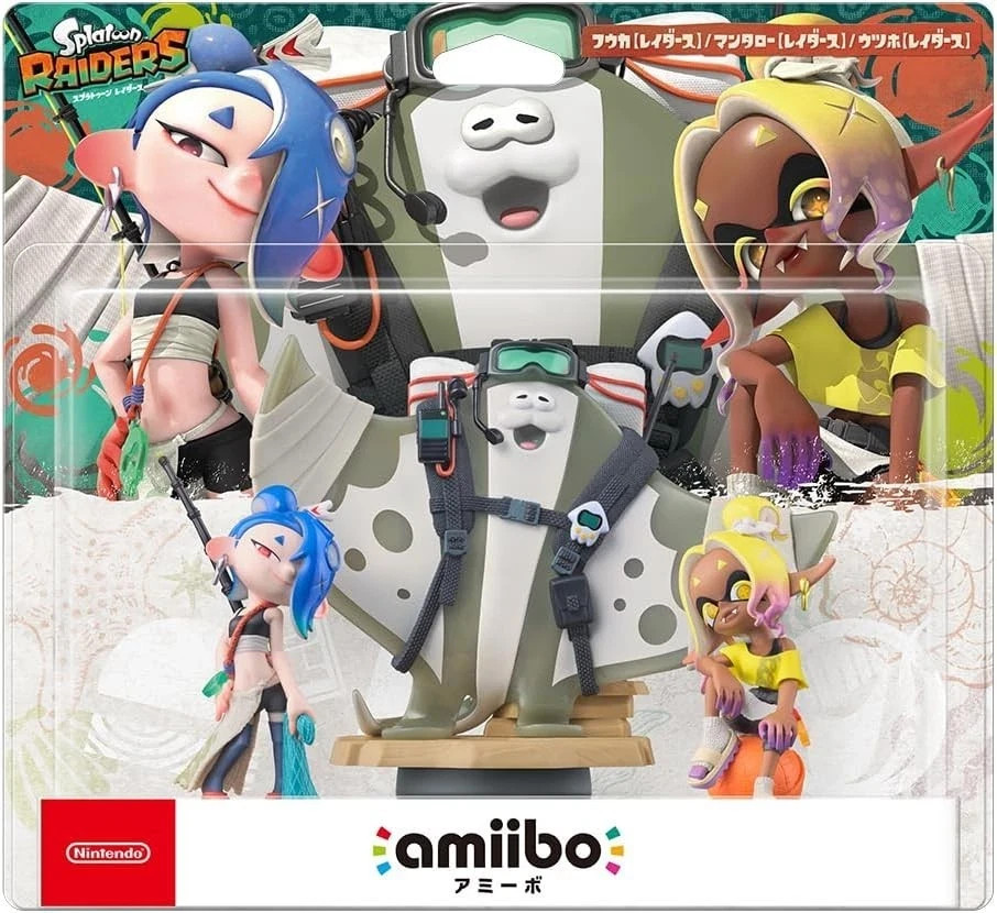 amiibo Splatoon Raiders Set Deep Cut New 13+ July 23 amiibo Splatoon Raiders Set Deep Cut New 13+ July 23