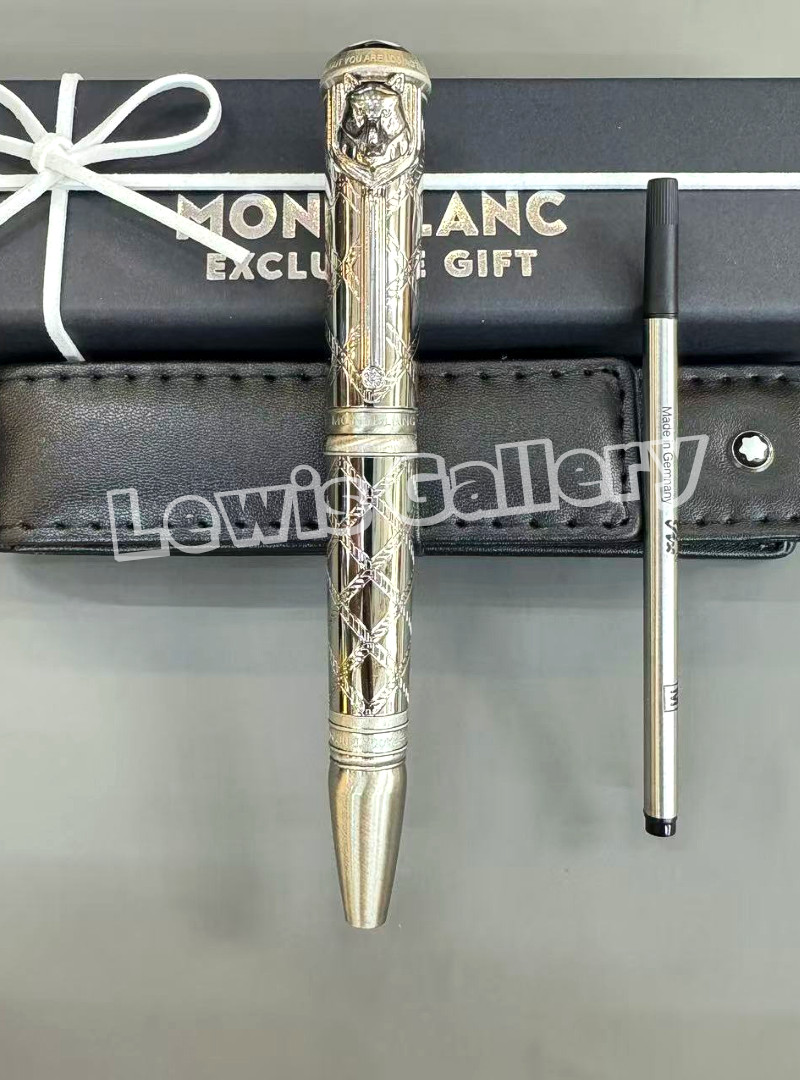 MONTBLANC Rudyard Kipling Writers Edition Silver Rollerball Pen Rare MONTBLANC Rudyard Kipling Writers Edition Silver Rollerball Pen Rare