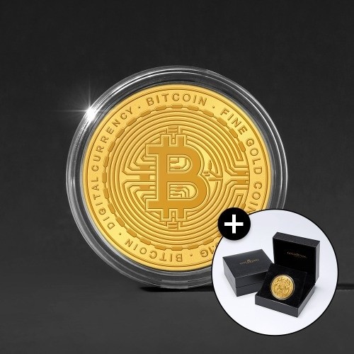 Bitcoin Gold Tech 999.9 Fine Gold Coin (24K) 0.2g K-Gold Bitcoin Gold Tech 999.9 Fine Gold Coin (24K) 0.2g K-Gold