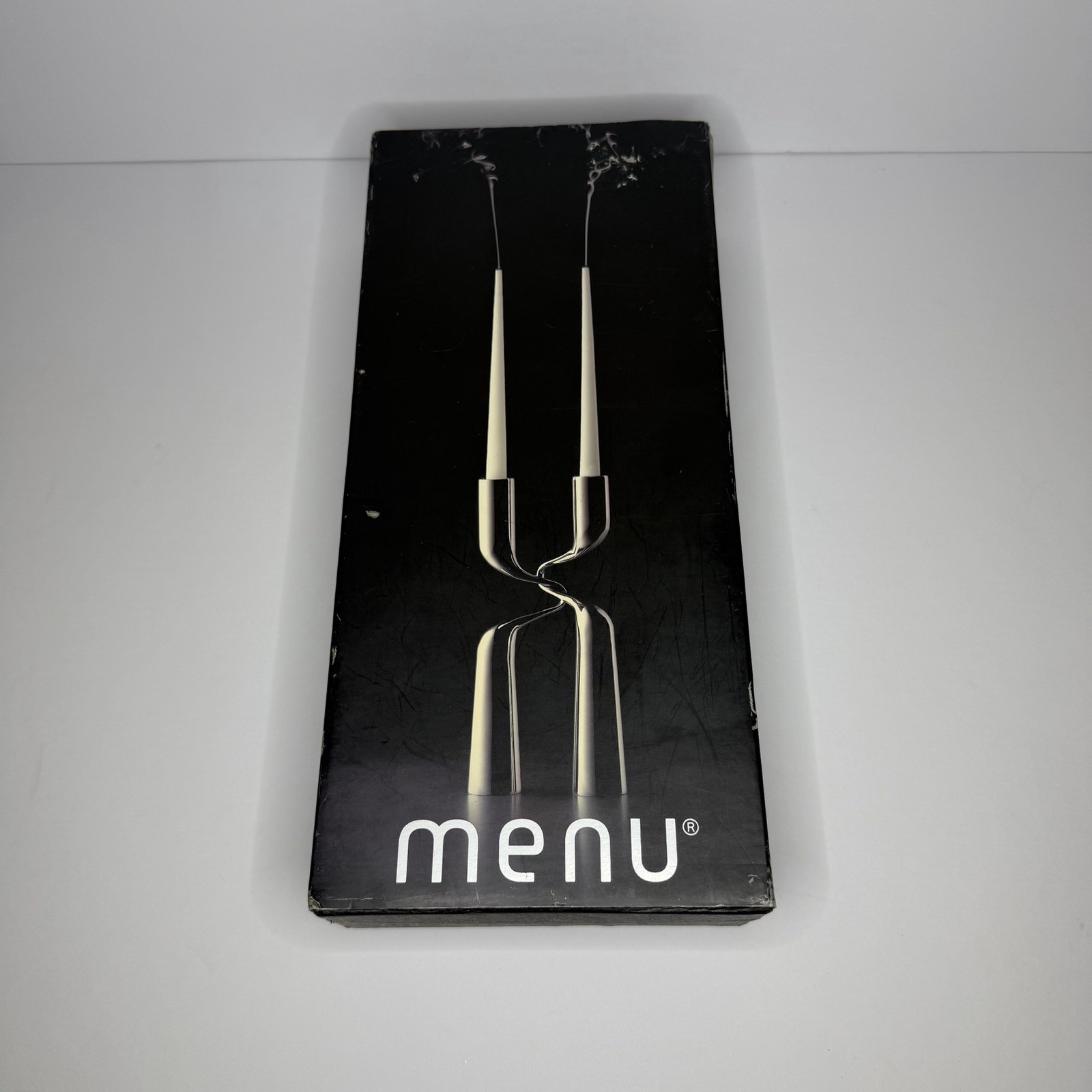 Mikaela Dörfel MENU Tango Double Candle Holder Silver Scandinavia Design Mikaela Dörfel MENU Tango Double Candle Holder Silver Scandinavia Design