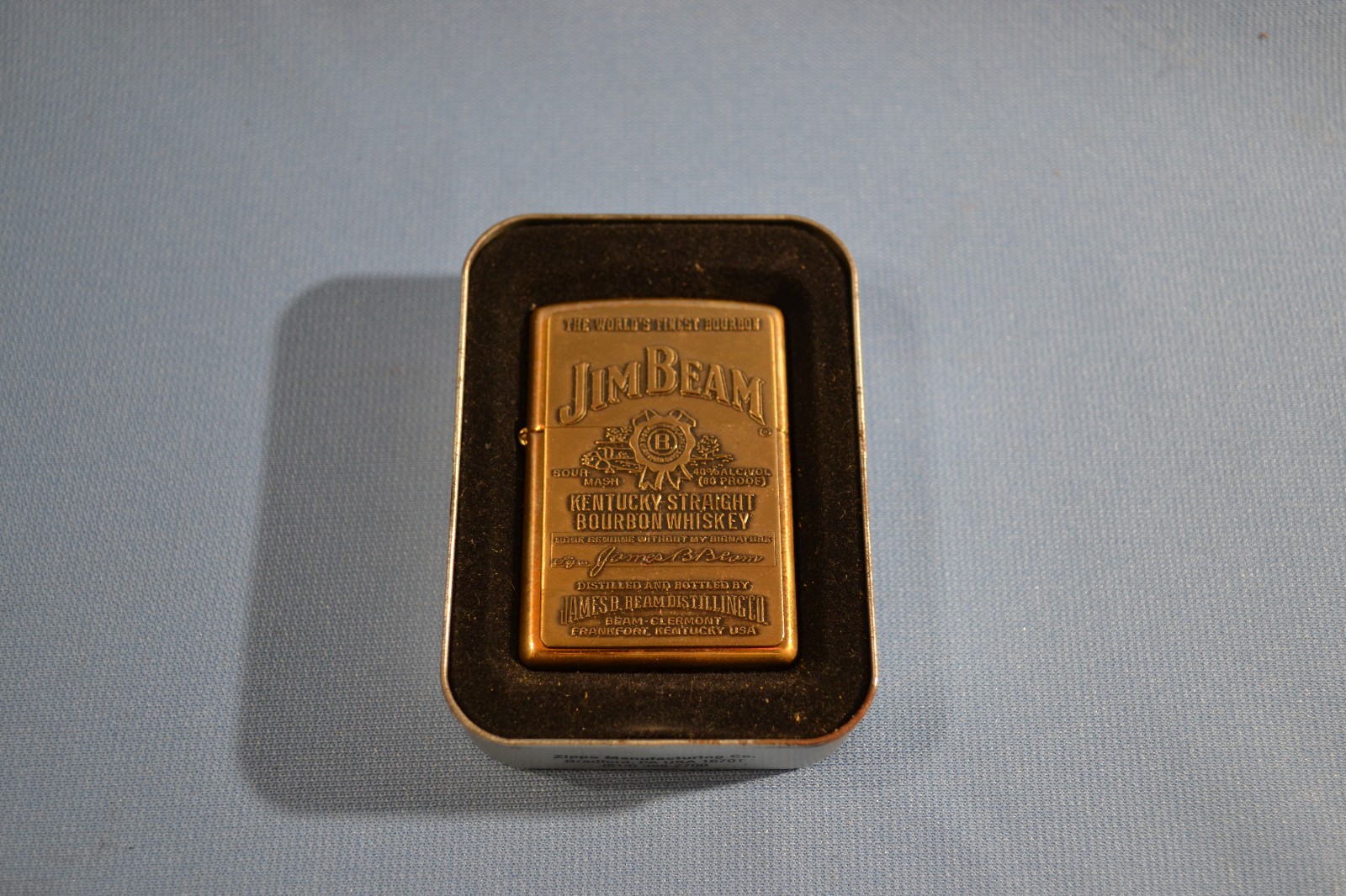 Zippo Jim Beam Emblem High Polish Brass 254BJB.929