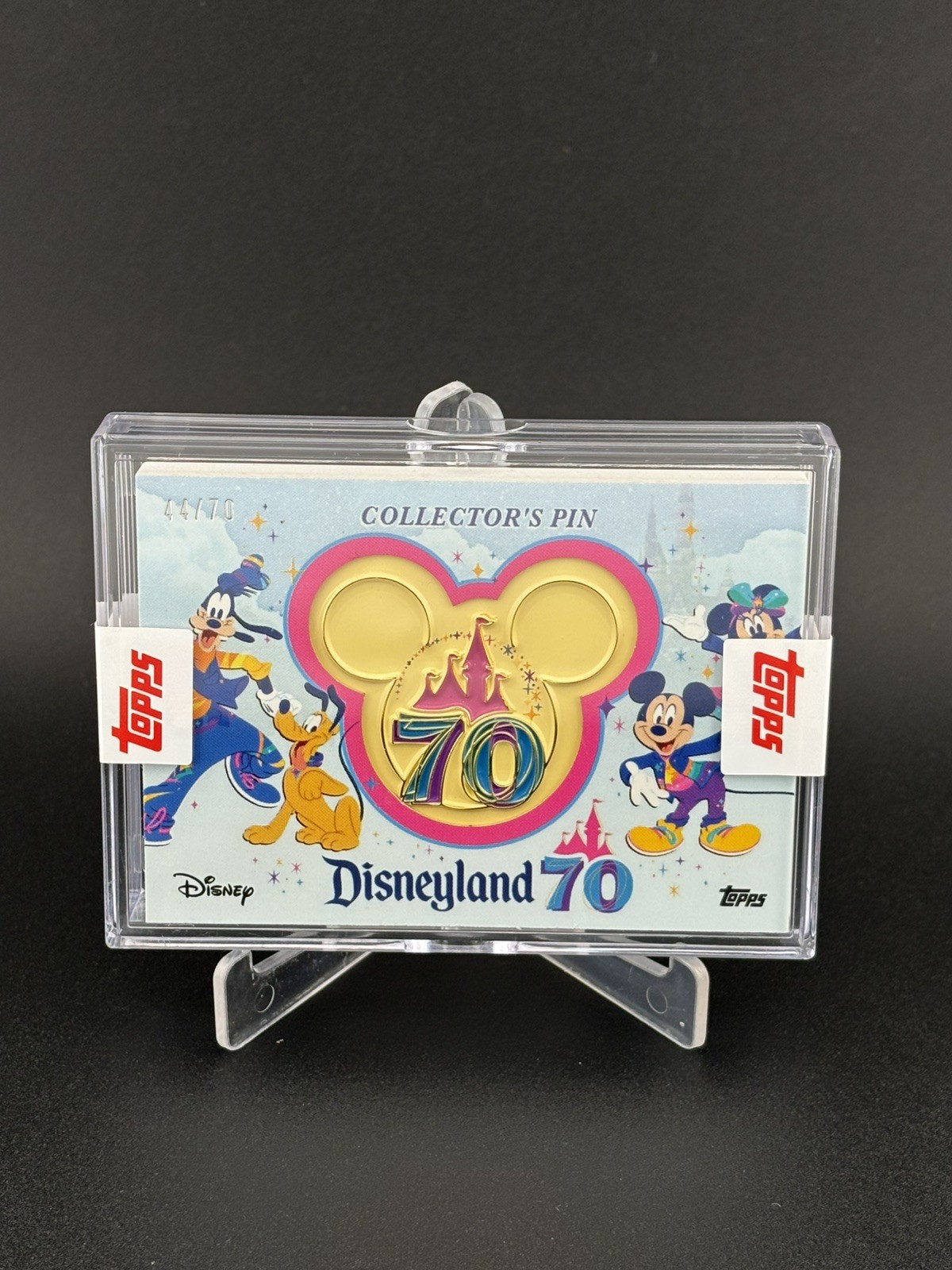 2025 Topps Disneyland 70th Anniversary CP-70 Rare Collector's Pin Card /70 2025 Topps Disneyland 70th Anniversary CP-70 Rare Collector's Pin Card /70