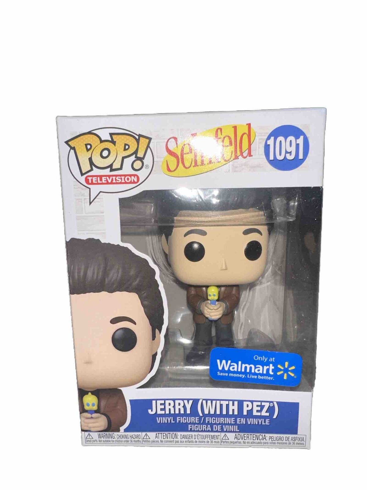 Funko Pop Television Jerry Seinfeld (With PEZ) #1091 Exclusive New