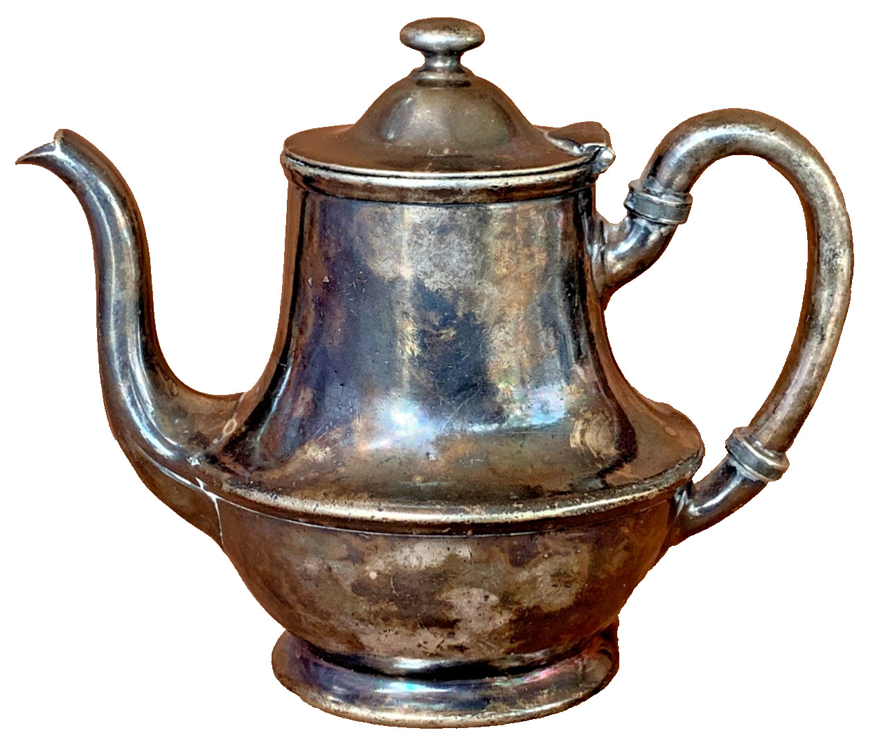 Vintage Fred Harvey Silverplate Railroad Teapot 6.5" Good Condition Gorham Vintage Fred Harvey Silverplate Railroad Teapot 6.5" Good Condition Gorham