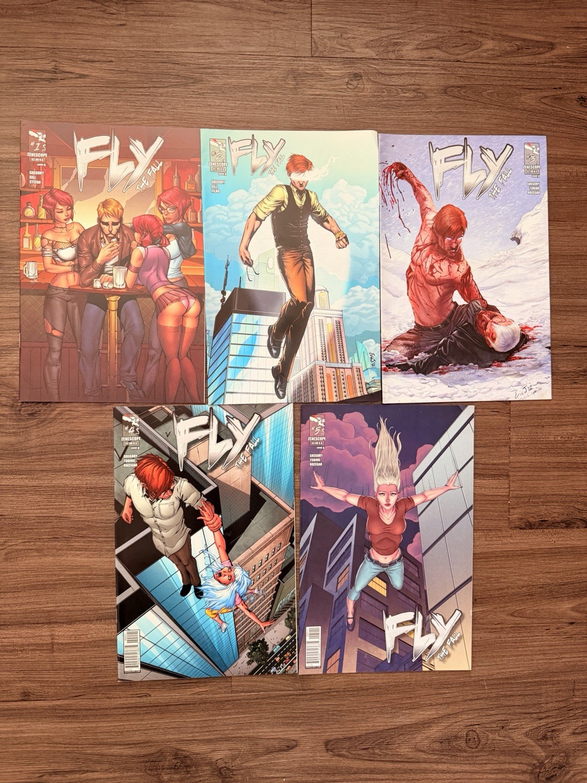 Fly: The Fall #1–5 Complete Set (2012) Zenescope Comics Raven Gregory VG Fly: The Fall #1–5 Complete Set (2012) Zenescope Comics Raven Gregory VG
