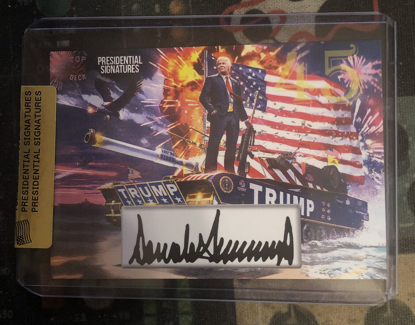 Donald Trump Presidential Signatures Card Signed Autograph 1/1000